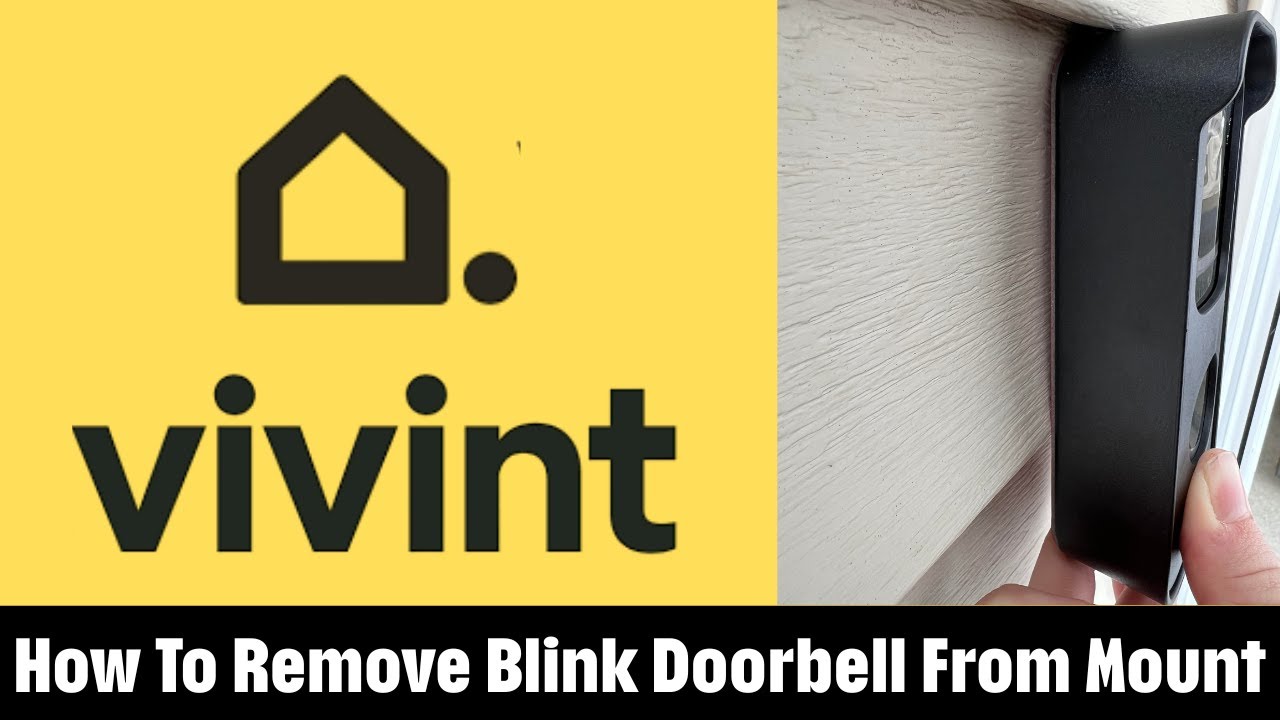 How To Remove Blink Doorbell From Mount (step by step)