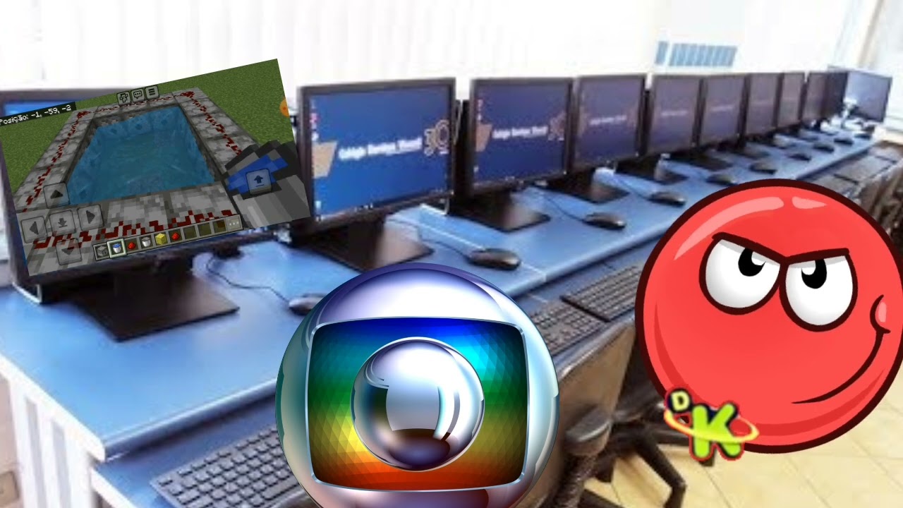 Globo e seus amigos EP 1- a Globo 2005 jogou Minecraft na aula de informática!