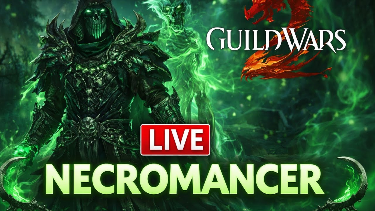 Starting from scratch as a Necromancer | Guild Wars 2 Stream | Casual Gameplay | No Commentary