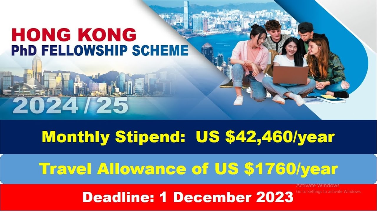 Hong Kong PhD Fellowship Scheme 2024 | Fully Funded | How to apply ...