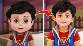 ViR The Robot Boy All Characters in Real Life 😱🔥 | AI Realistic Version | ViR Cartoon screenshot 3