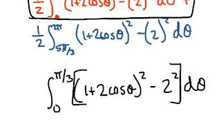 AREA BETWEEN TWO POLAR CURVES