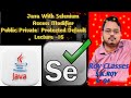 || Java with Selenium || Lecture-16 || Access Modifier || Automation testing ||   Core Java ||