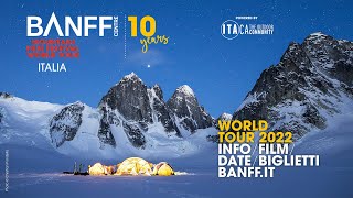 BANFF MOUNTAIN FILM FESTIVAL WORLD TOUR ITALIA 2022 - Trailer