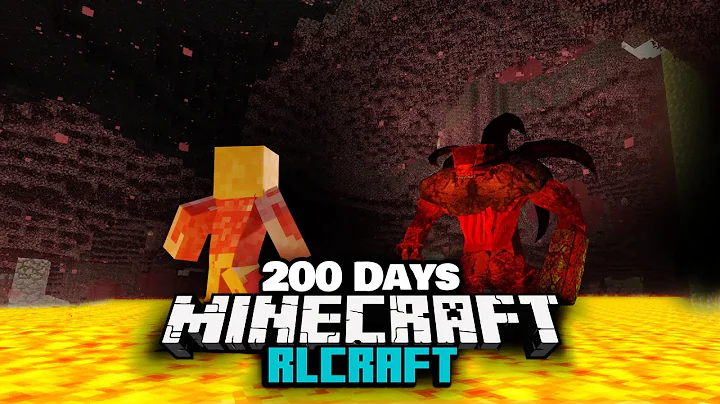 200 Days in Minecraft's hardest Modpack: RLCRAFT | Bad at the Game Edition