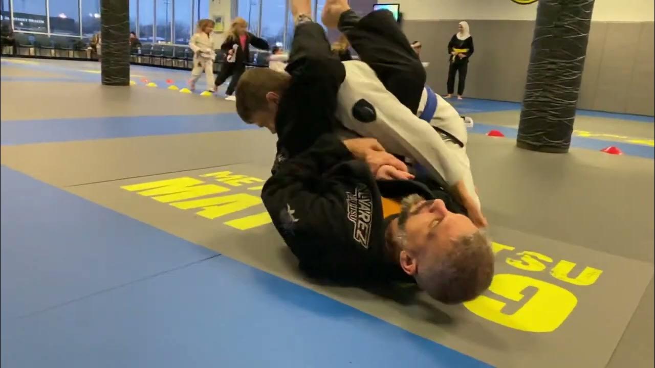 Arm bar from guard slow motion YouTube