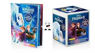 картинка: Коллекция PANINI альбом Холодное сердце 2 кристальные наклейки Frozen
