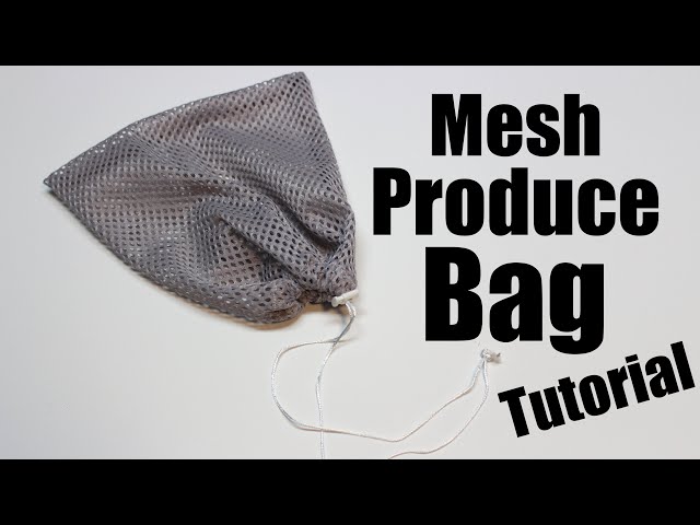 Make a Mesh Wash Bag 