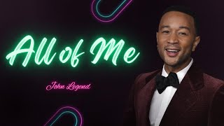 John Legend - All of Me (Karaoke Version) | Original Key