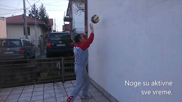 6 Odbijanje lopte šakama naizmenično o zid i iznad sebe
