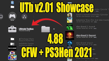PS3 UTB Showcase Ultimate Toolbox v2.01 (Works On All PS3 2021)