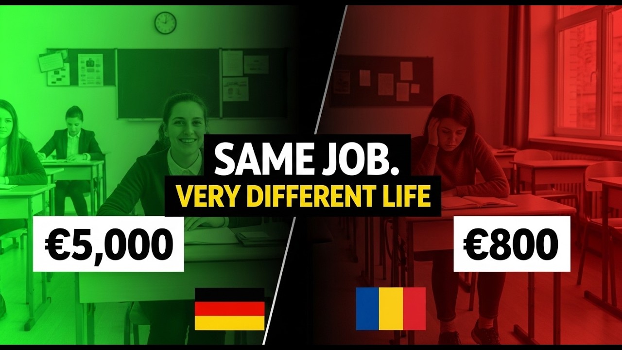 Why Teachers Earn €5,000 in One Country and €800 in Another | Europe Salary Explained