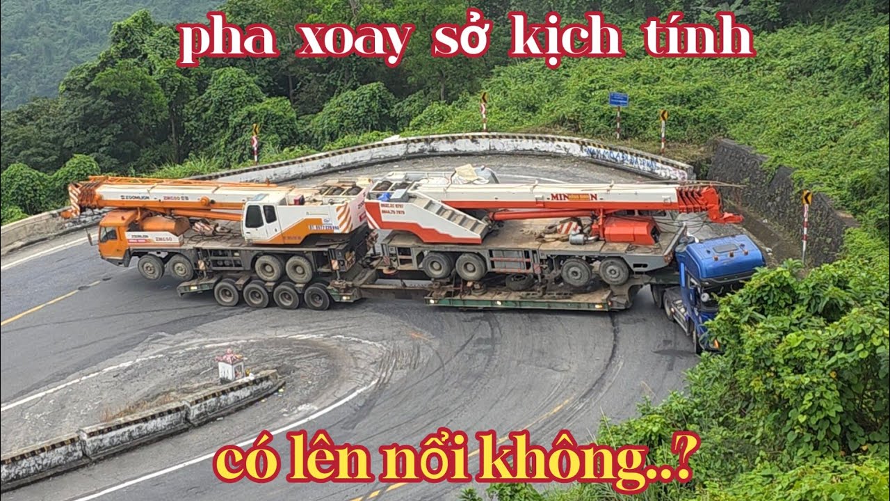 CHUYẾN HÀNG ĐẦU NĂM | NÍN THỞ XEM PHA XOAY SỞ  VƯỢT KHÚC CUA GẤP CỦA TÀI XẾ XE ĐẦU KÉO VÀ CÁI KẾT 