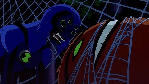 Ben 10 Alien Force - Brainstorm, Gwen and Kevin vs Spidermonkey