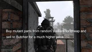 STALKER Anomaly tips: Buying low from random Stalkers, selling high.