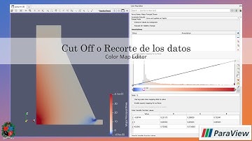 ParaView | Realizar un CUT OFF Recorte de información | Color Map Editor (ejemplo corto en español)