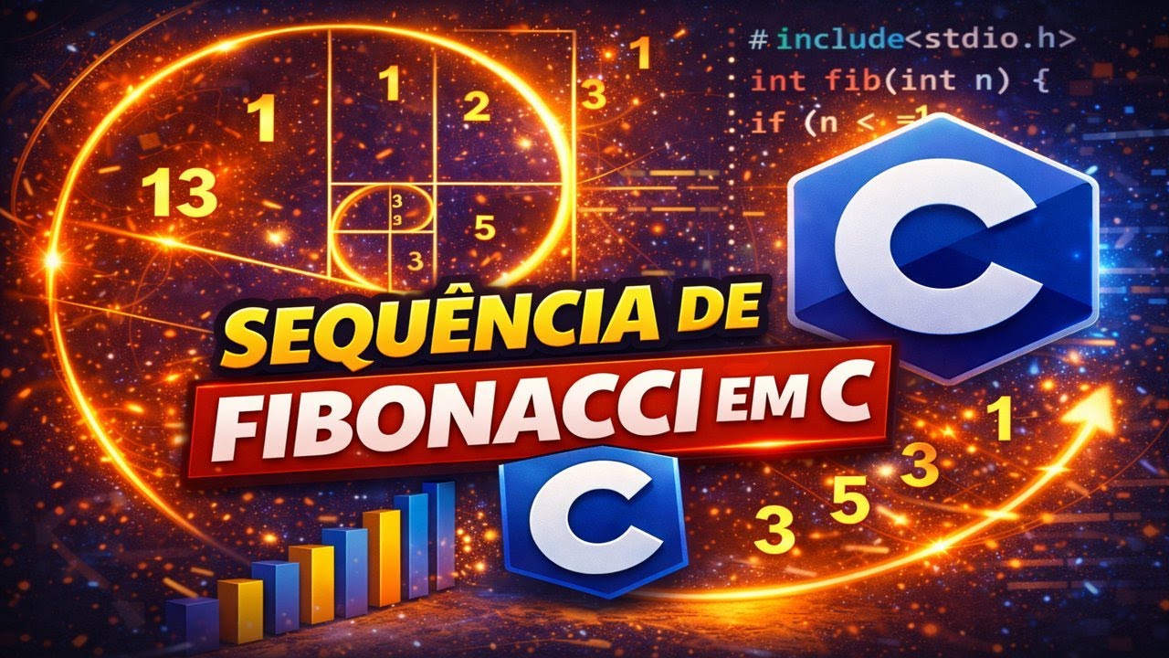 Aprenda como criar a Sequencia de Fibonacci em Linguagem em C - YouTube