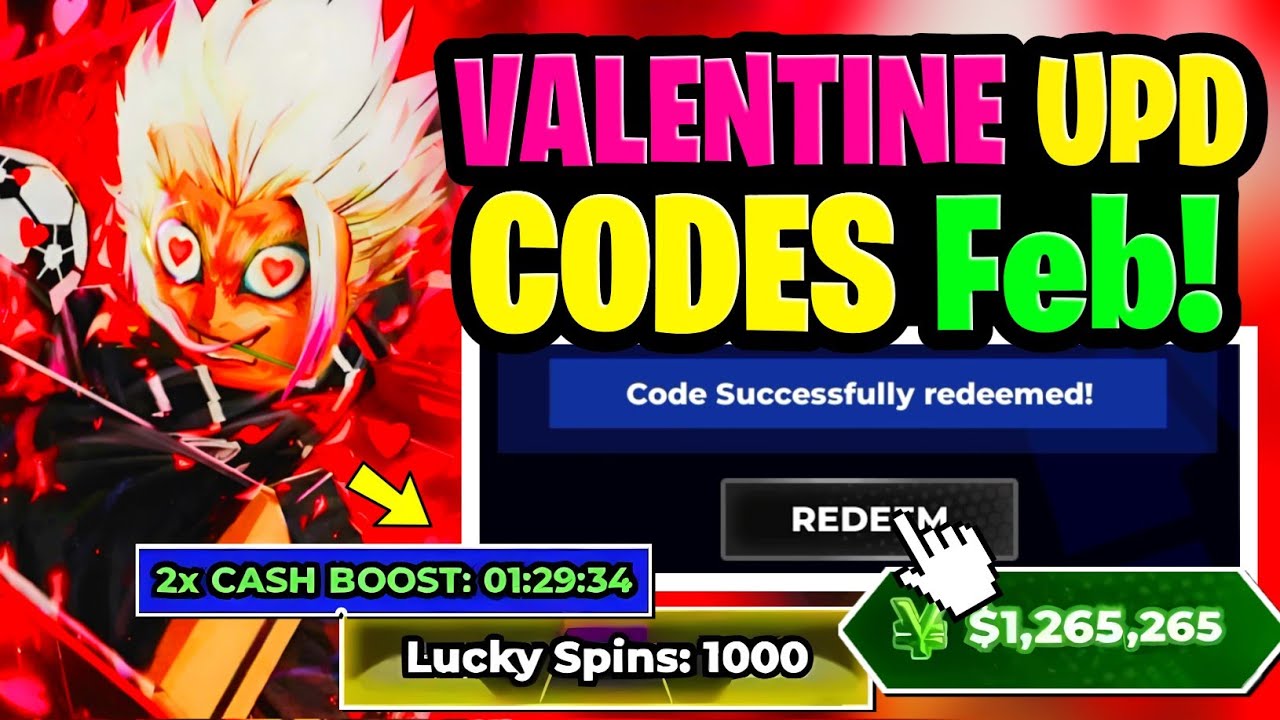 ⚠️Valentine!♥️CODES⚠️ BLUE LOCK RIVALS ROBLOX CODES FEBRUARY 2026 - BLUE LOCK RIVALS CODES
