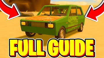 UNTITLED TRIP GAME GUIDE (HOW TO BUILD CAR, START CAR, DRIVE & MORE) Roblox