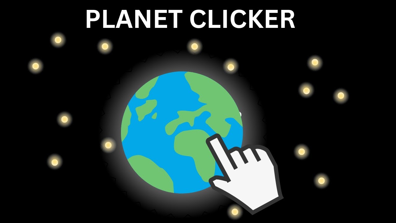 Playing planet clicker scratch youtube