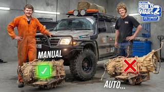 How to Manual swap a 4WD on a budget! BUILD WARS SEASON #2