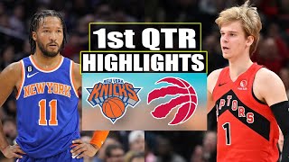 Toronto Raptors vs New York Knicks 1st QTR GAME Highlights | Dec.12.01 |2023NBA Regular