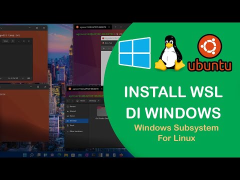 CARA INSTALASI WSL (Windows System For Linux) LINUX UBUNTU DI WINDOWS