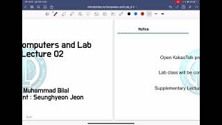Introduction to Computers and Lab 02 - Supplementary