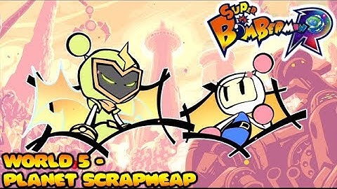 Super Bomberman R [World 5 - Planet Scrapheap]