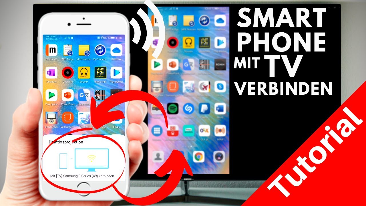 Handy mit Fernseher verbinden | Smartphone mit TV verbinden | Tutorial  deutsch 2020 ✓ - YouTube