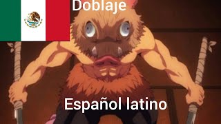 Mejores Momentos De Inosuke Doblaje Español Latino Kimetsu No Yaiba