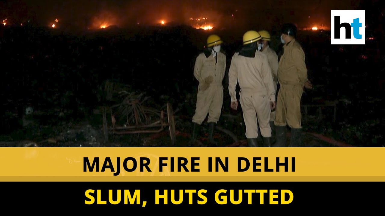 Major fire breaks out at Delhi’s Tughalakbad, officials suspect gas cylinder blast