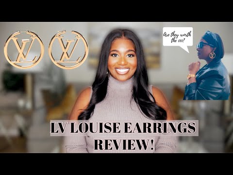 Louis Vuitton Louise earrings! $800, are they worth it?( Unboxing