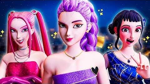 RUMI, MIRA & ZOEY GLOW UP! KPop Demon Hunters Animation