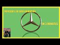 HOW TO MAKE MERCEDES 3D LOGO ANIMATION IN 3 MINUTES 