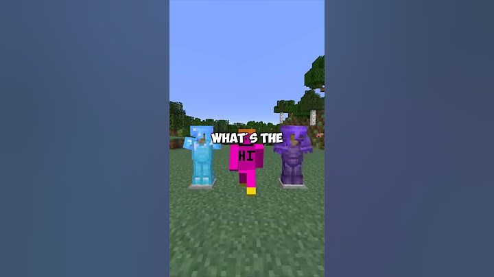 the strongest armor in minecraft (glitched)