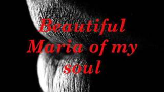 Video thumbnail of "The Mambo Kings- Beautiful Maria Of My Soul (lyrics)"