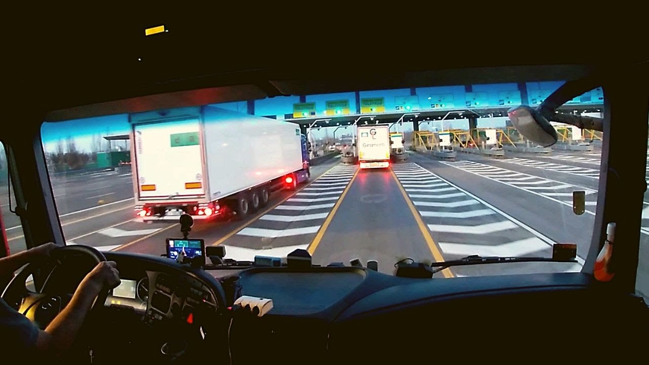 CV Driving Mercedes Actros - Morning Drive | Relaxing Truck Drive #9