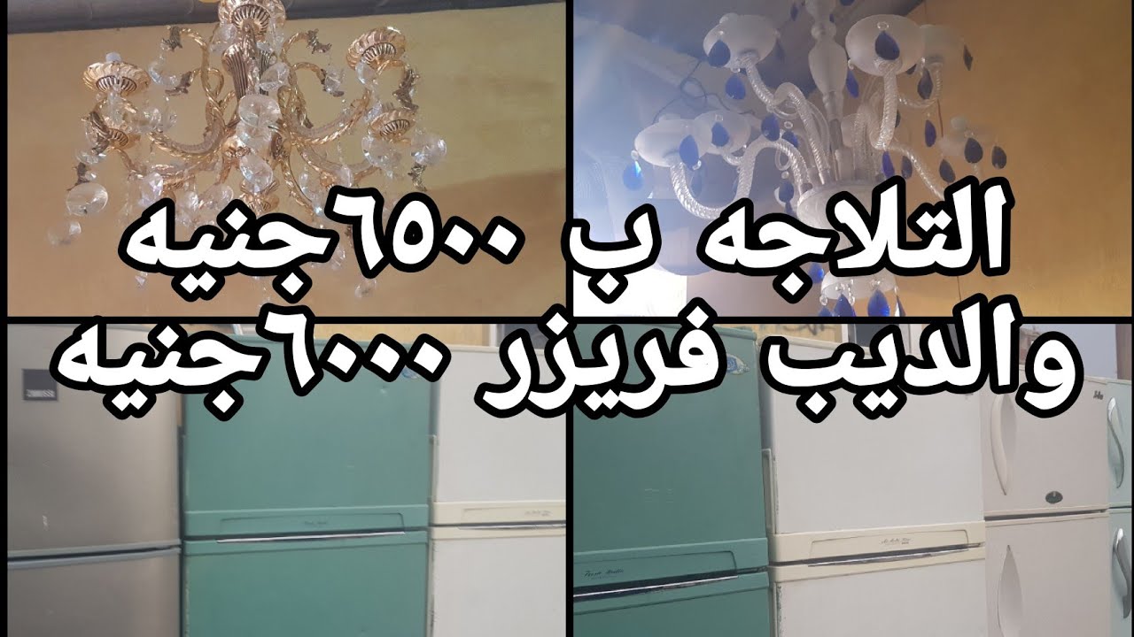 التلاجه ب ٦٥٠٠جنيه والديب فريزر ب ٦٠٠٠جنيه فى المناوله القديمه سوق التونسى الحضارى   ٣مارس ٢٠٢٥