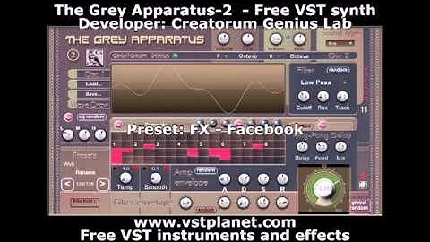 The Grey Apparatus 2 - Free VST synth - vstplanet.com