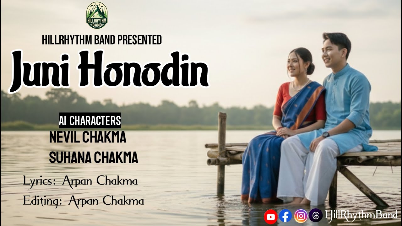 Juni Honodin | HillRhythm Band | Official Music Video 2025 | Romantic Chakma Song | Arpan Chakma