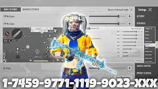New Update 4.3Best Sensitivity Code Control Settings Pubg Mobile Bgmi Sensitivity 2026