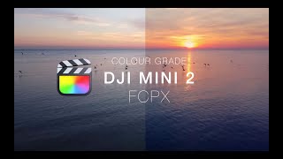 Cinematic Colour Grade | DJI Mini 2 | Tutorial | FCPX