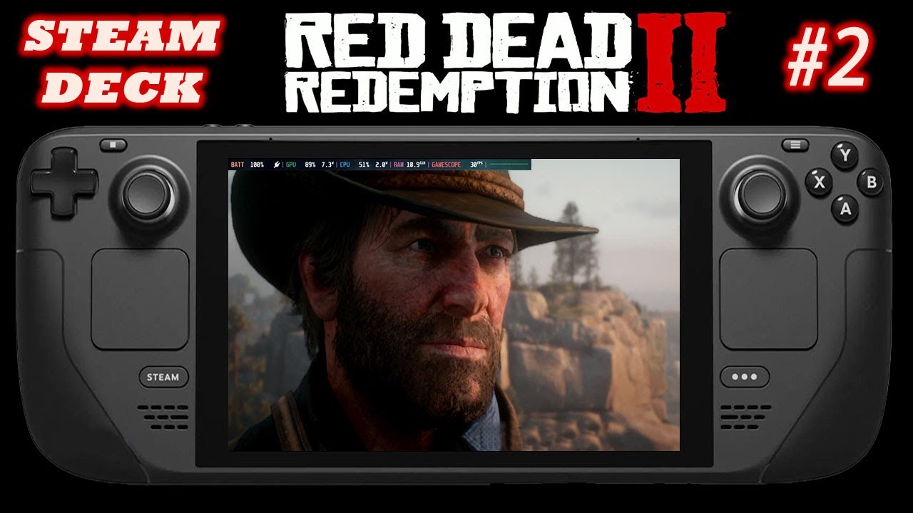 Red Dead Redemption 2 - Steam Deck Gameplay #2 - The Saloon Brawl!