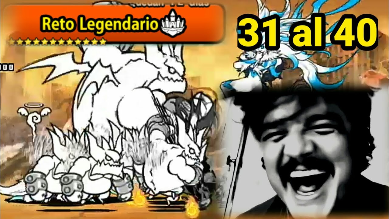 Reto Legendario 4 THE BATTLE CATS YouTube