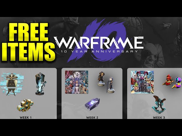 Warframe 10 Year Anniversary Twitch Drops Campaign - The Lodgge