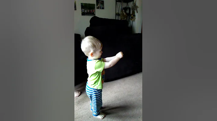 Shy dancing baby