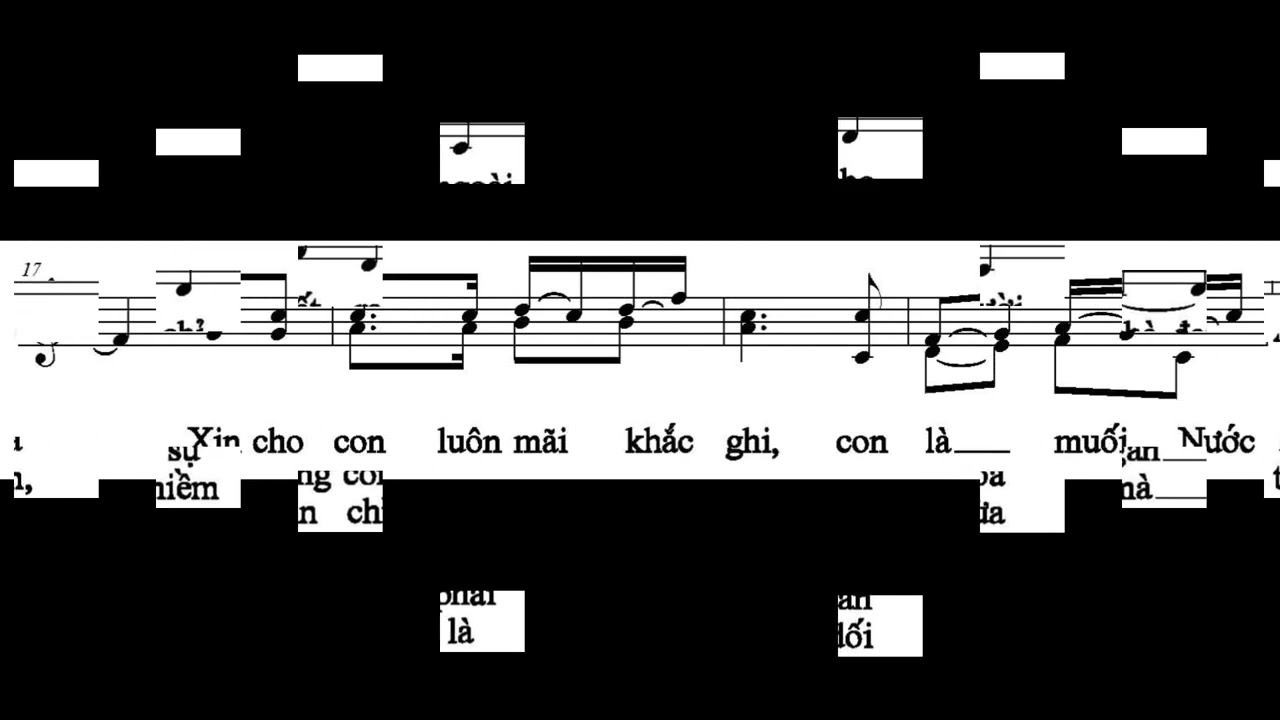 Con Là Muối - Huy Hoang - For Choir Practice only