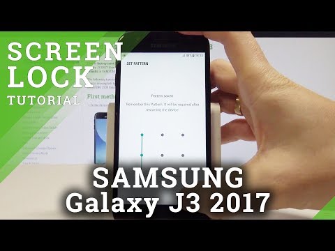 Video How to Set Up Screen Lock on SAMSUNG Galaxy J3 2017 -... - youtube