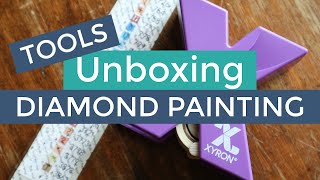 DIAMOND PAINTING TOOLS unboxing from Amazon: XYRON sticker maker